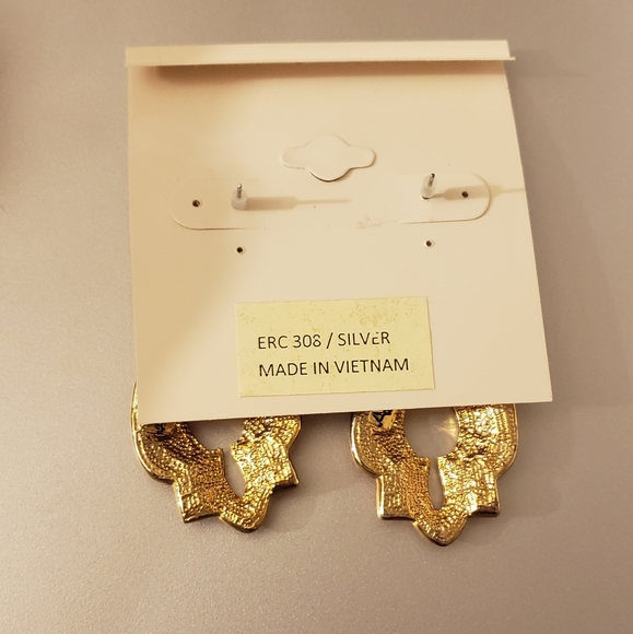 AMRITA SINGH STATEMENT EARRINGS Barbiecore pink! - Picture 2 of 3